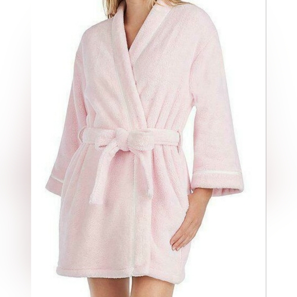 Kate Spade Pink Plush Robe Women's L/XL - Picture 5 of 9